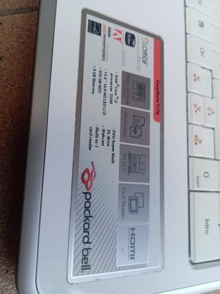 Packard Bell EasyNote TJ76 Portátil Blanco