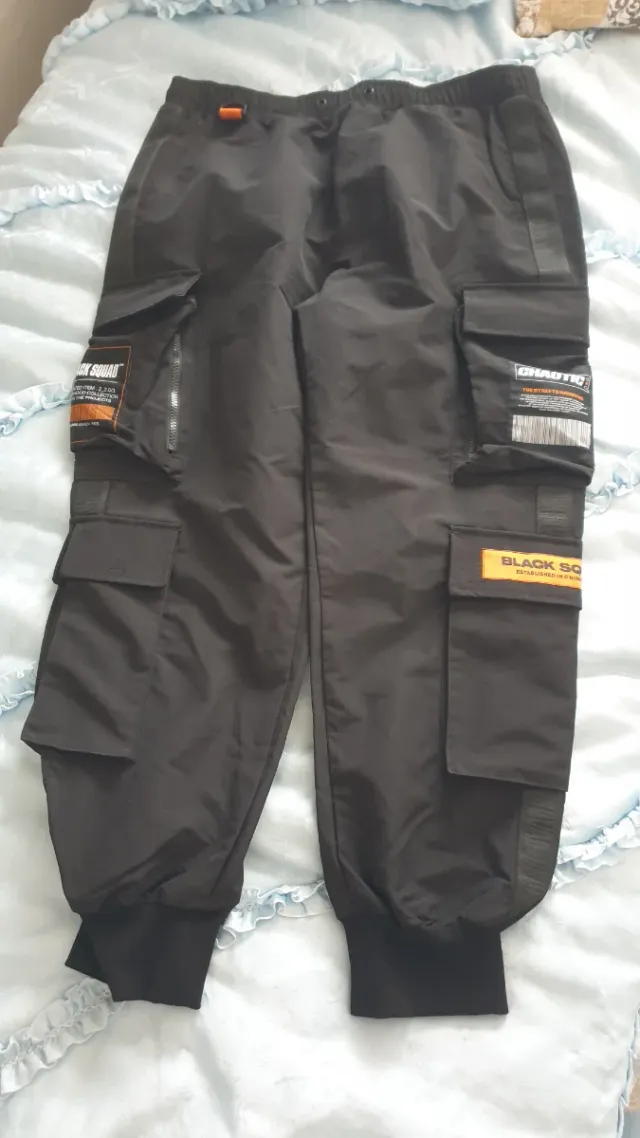 Pantalon Cargo Neri