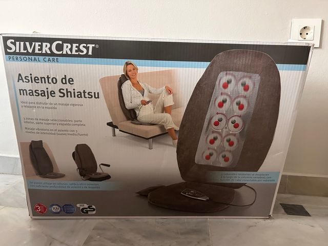 Asiento de masaje Shiatsu de SilverCrest