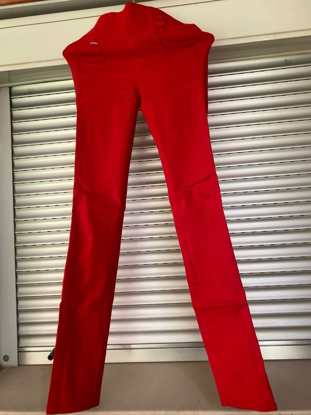Pantalón Colombiano Levanta Glúteo Rojo