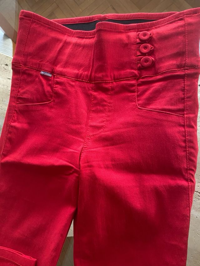 Pantalón Colombiano Levanta Glúteo Rojo