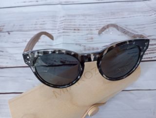 Gafas de Sol Madera Nogal Polarizadas