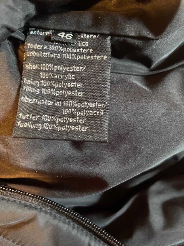 Giacca trapuntata con maniche in maglia