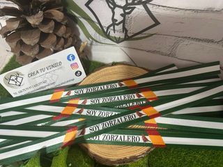Pulseras Soy Zorzolero Crea tu Vinilo pack 8 uds