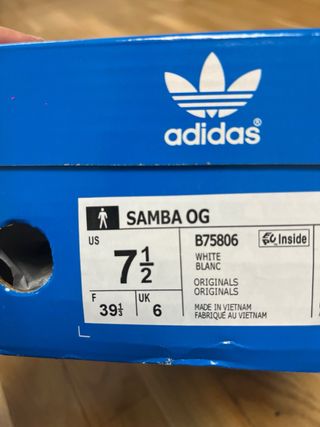 Adidas Samba Blancas Talla [Talla]