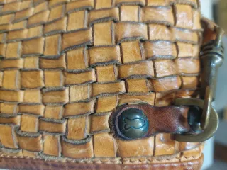 Borsa Campomaggi in pelle intrecciata