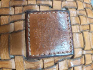 Borsa Campomaggi in pelle intrecciata