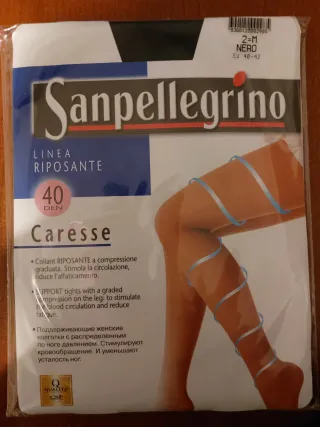 Collant Sanpellegrino 40 Den Nero Tg. 2