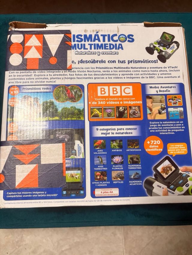 Prismáticos Vtech Multimedia Naturaleza Aventura