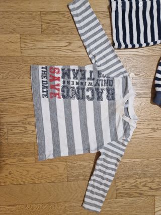 Set 2 maglie a righe taglia 18 mesi(80 cm)