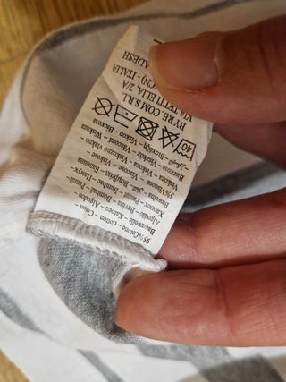 Set 2 maglie a righe taglia 18 mesi(80 cm)