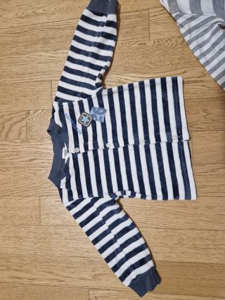 Set 2 maglie a righe taglia 18 mesi(80 cm)