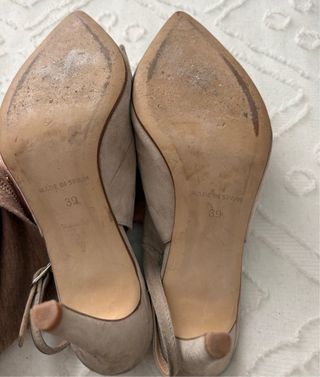 Zapatos ROKANA Beige con Pedrería