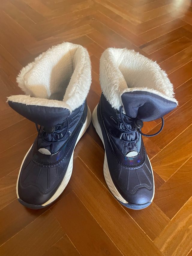 Botas para la nieve, Talla 34
