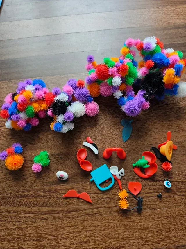 Bunchems Set Construcción Colores