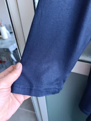 Túnica azul y blanca talla 50-52