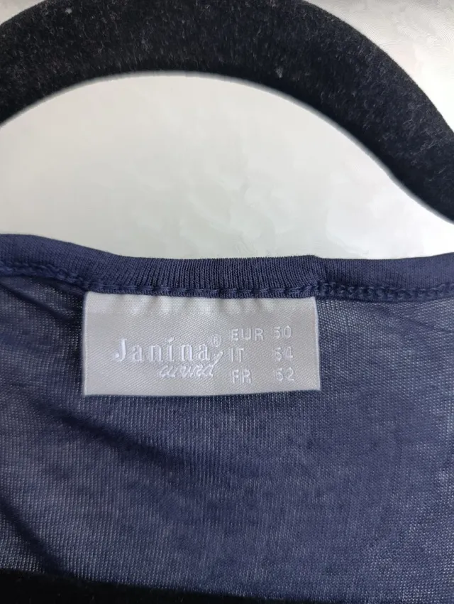 Túnica azul y blanca talla 50-52