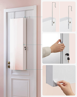 Specchio Portagioie con Luci LED, Specchiera Porta