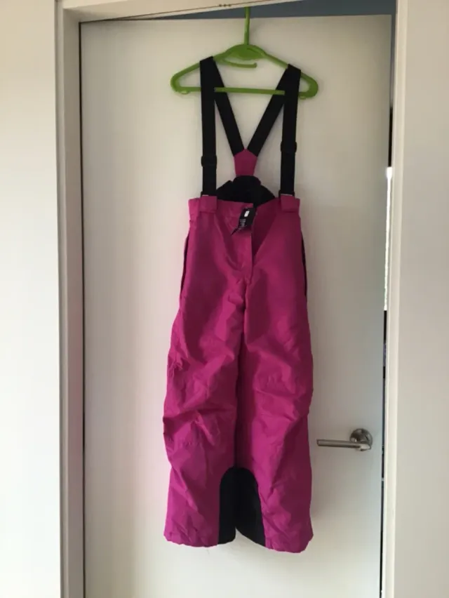 Conjunto esquí niña morado y rosa