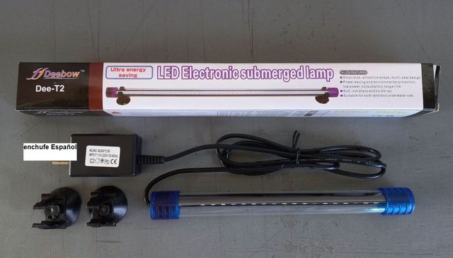 Tubo LED Sumergible Acuario Pecera
