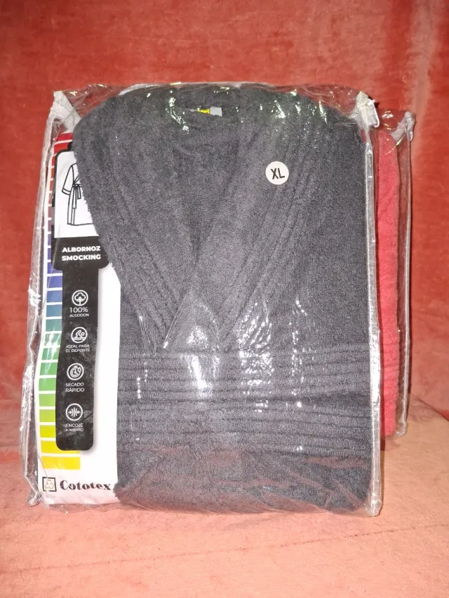 Albornoz XL Algodón.