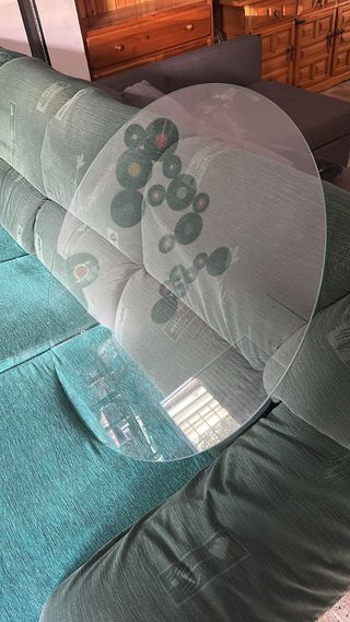 Cristal mesa redondo 80 cm