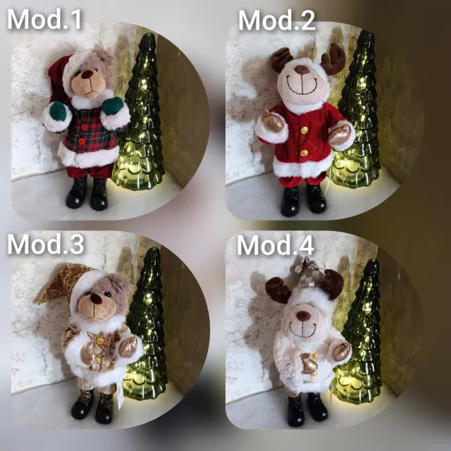 Bonecos de Natal, 4 modelos