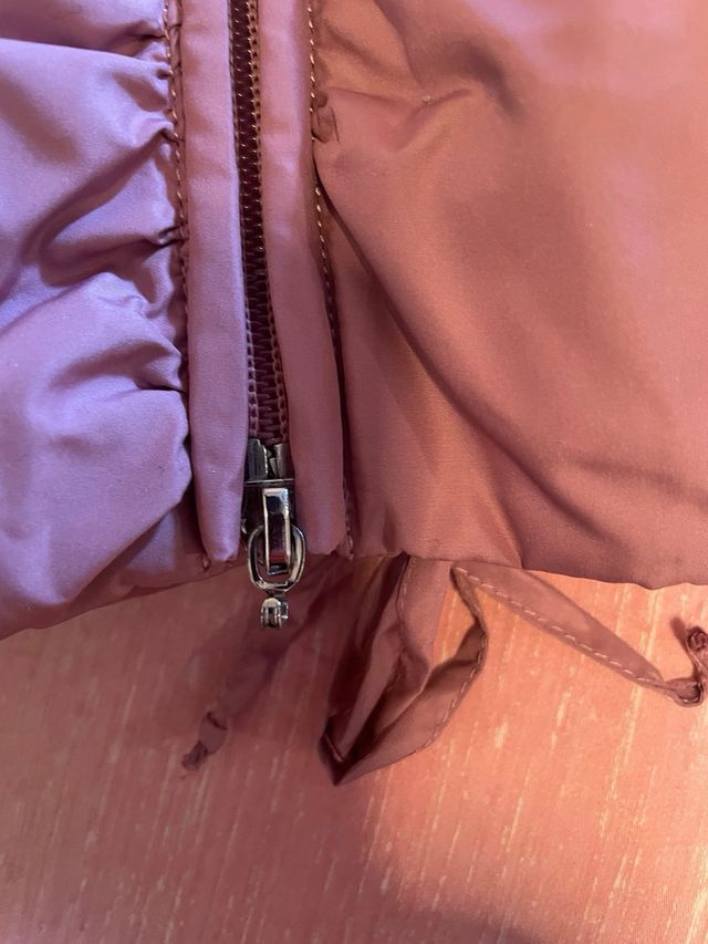 Giacca rosa piumino d’oca