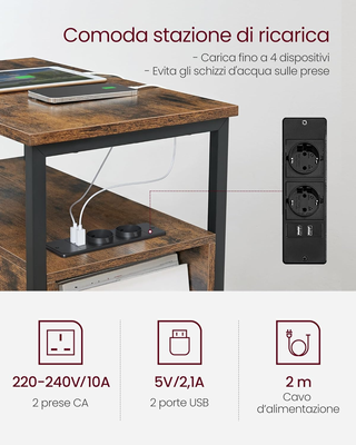 Tavolino con Stazione Ricarica