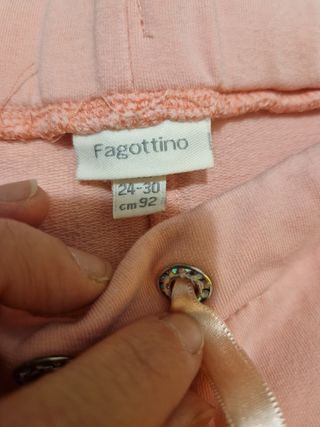 Set maglia Benetton e pantalone Fagottino tg.24-30