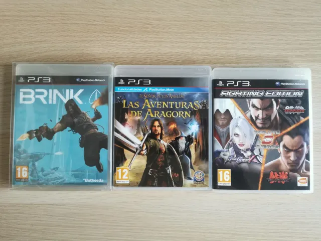 Lote 3 Juegos PS3: Brink, Aragorn, Fighting