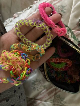Braccialetti fatti a mano arcobaleno