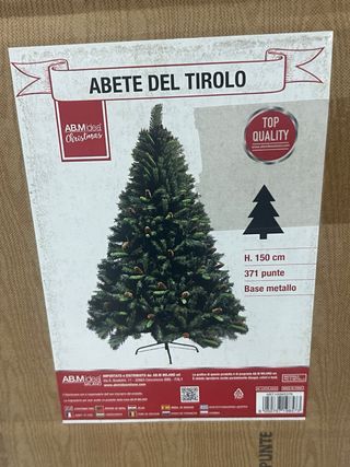Albero Abete Tirolo 150cm con Pigne