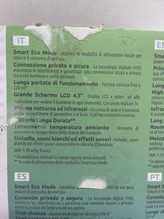 Chicco Deluxe Baby Monitor 4.3