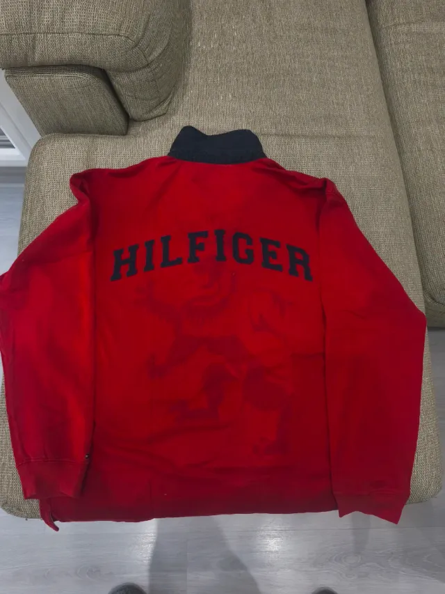 Polo Tommy Hilfiger Vintage XL Rosso