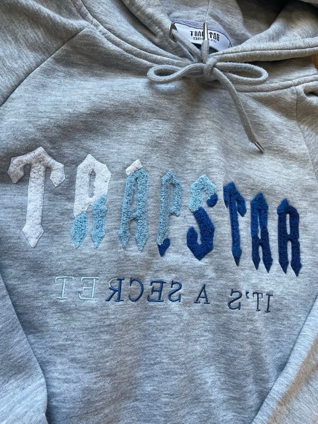 Sudadera Trapstar Talla S Gris