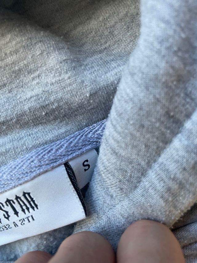 Sudadera Trapstar Talla S Gris