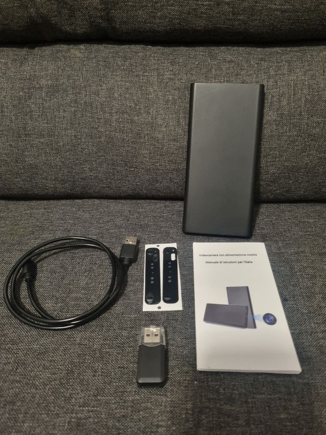 Power Bank 10000mAh con Cámara Oculta