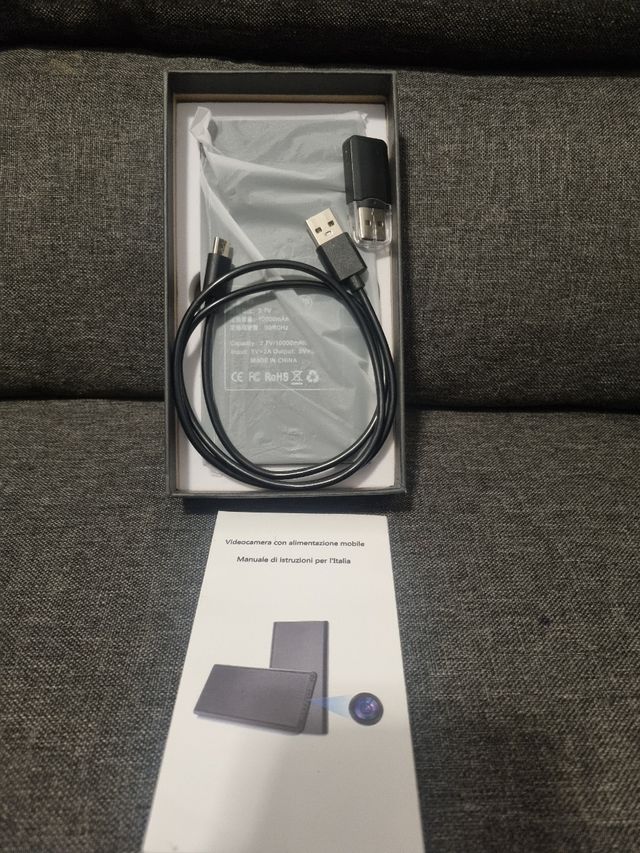 Power Bank 10000mAh con Cámara Oculta