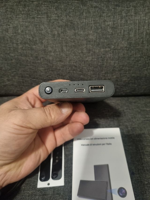 Power Bank 10000mAh con Cámara Oculta