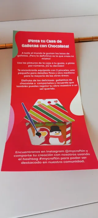 Caja de galletas para decorar.