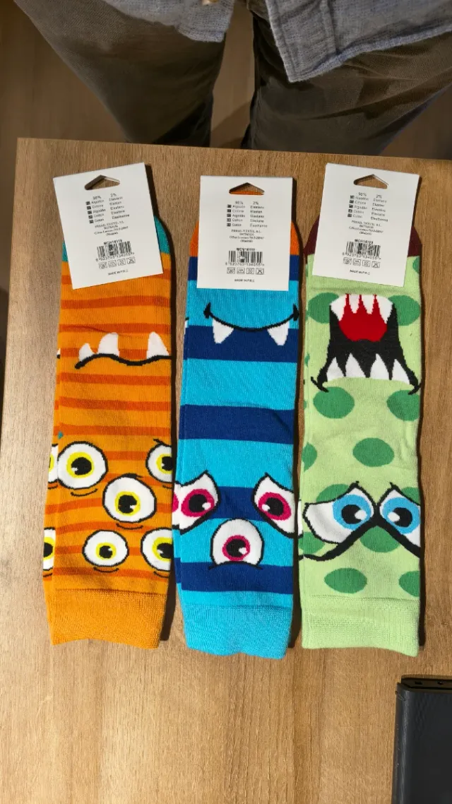 Calcetines divertidos talla única