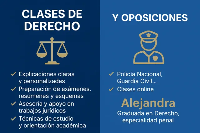 Derecho y Oposiciones FCS–Clases Online/Trabajos ?