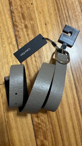 Cinturón Calvin Klein Piel Gris