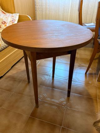 Mesa camilla de madera