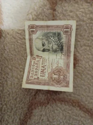 2 Billete 1 Peseta Banco de España 1953
