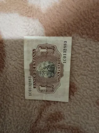 2 Billete 1 Peseta Banco de España 1953