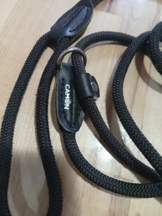 Guinzaglio retriver Camon nero e rosso, lunghi 2