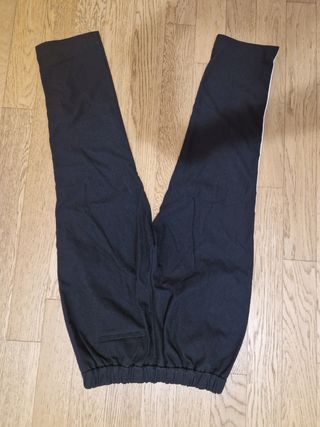 Pantalone nero con tasche,banda laterale Zara tg.9