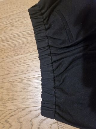 Pantalone nero con tasche,banda laterale Zara tg.9